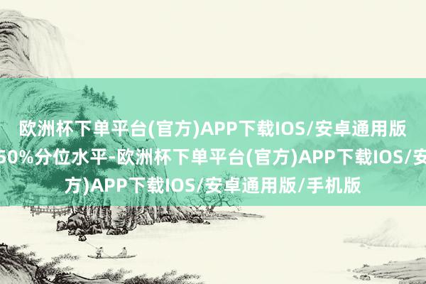 欧洲杯下单平台(官方)APP下载IOS/安卓通用版/手机版非凡历史50%分位水平-欧洲杯下单平台(官方)APP下载IOS/安卓通用版/手机版