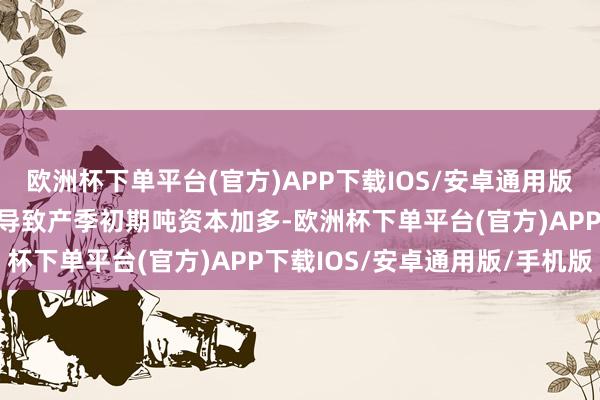 欧洲杯下单平台(官方)APP下载IOS/安卓通用版/手机版中后台资本加多导致产季初期吨资本加多-欧洲杯下单平台(官方)APP下载IOS/安卓通用版/手机版