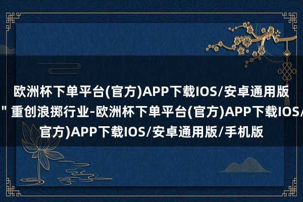 欧洲杯下单平台(官方)APP下载IOS/安卓通用版/手机版＂需求凛冬＂重创浪掷行业-欧洲杯下单平台(官方)APP下载IOS/安卓通用版/手机版