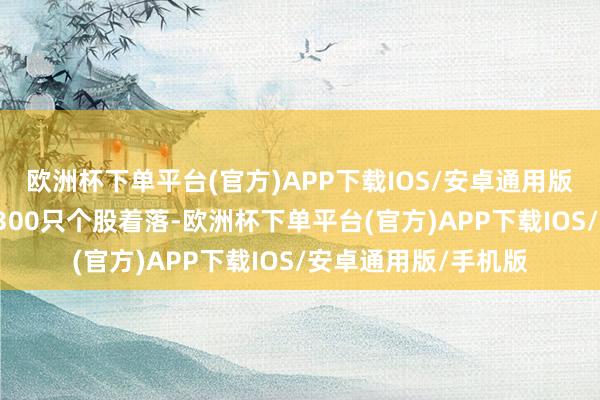 欧洲杯下单平台(官方)APP下载IOS/安卓通用版/手机版全市集超4300只个股着落-欧洲杯下单平台(官方)APP下载IOS/安卓通用版/手机版